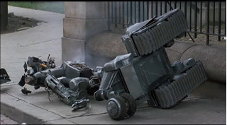 Illustration for article titled What do you get if you upgrade Johnny 5 to Gangsta ...